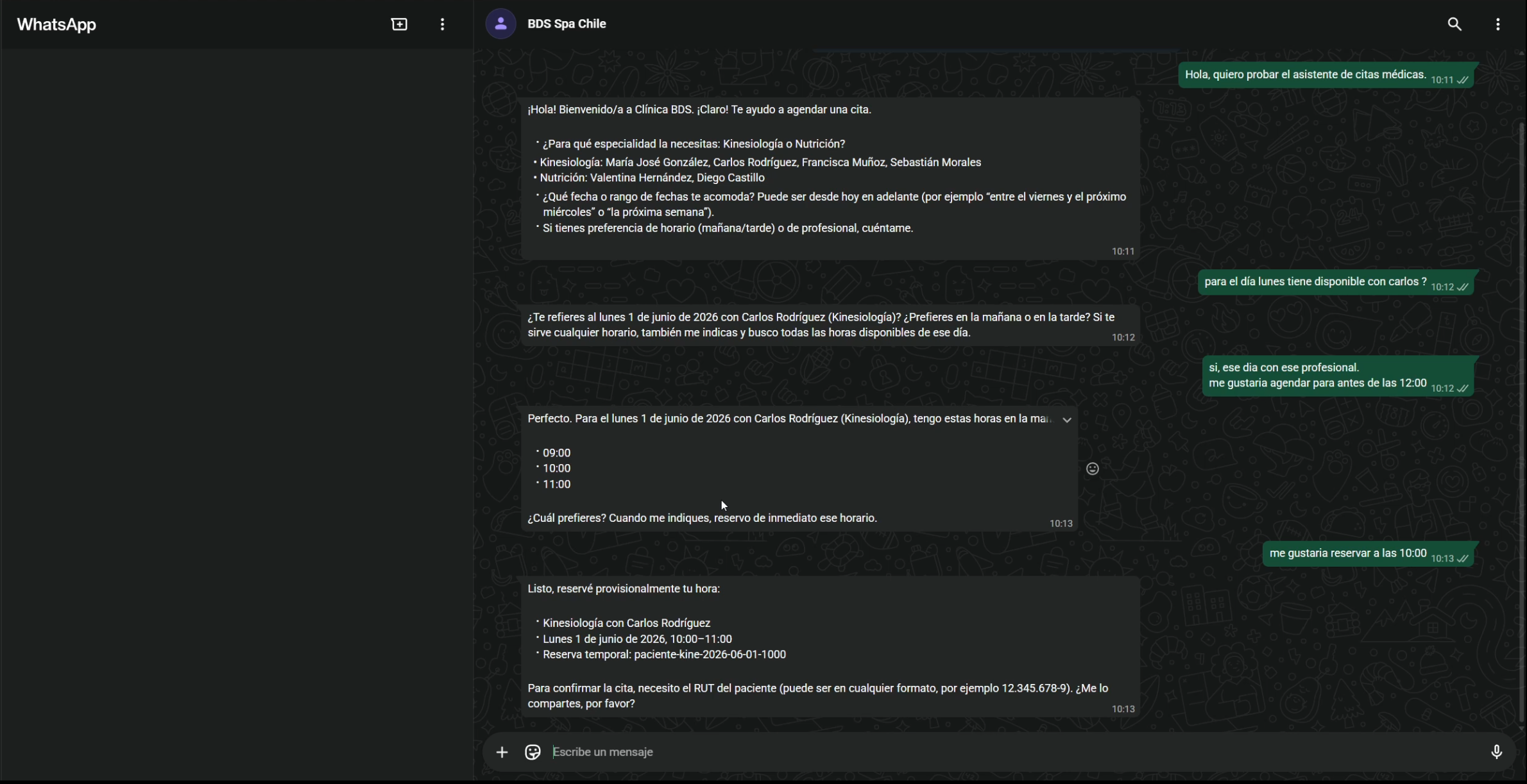 Asistente IA para Gestión de Citas Médicas imagen 2